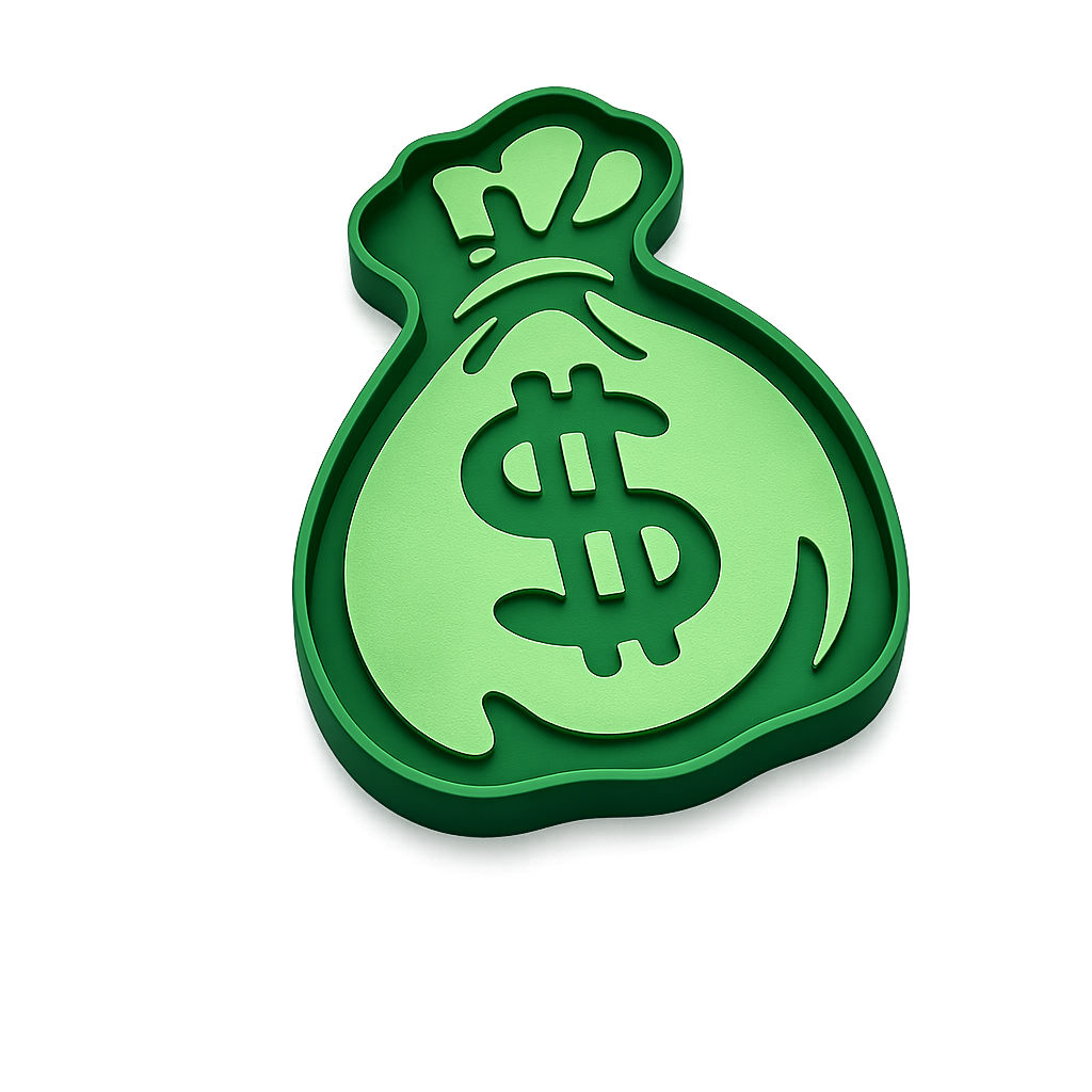 Money Bag Tray