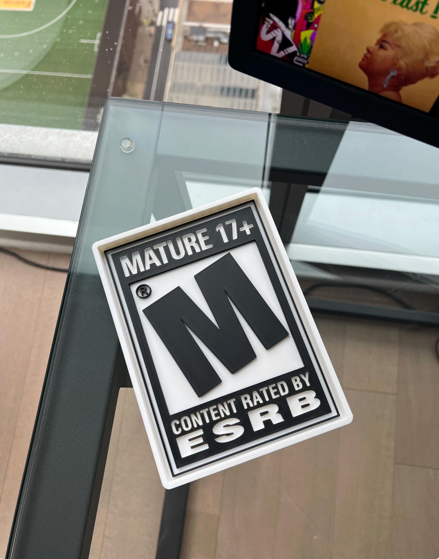 Rated M For Mature Tray