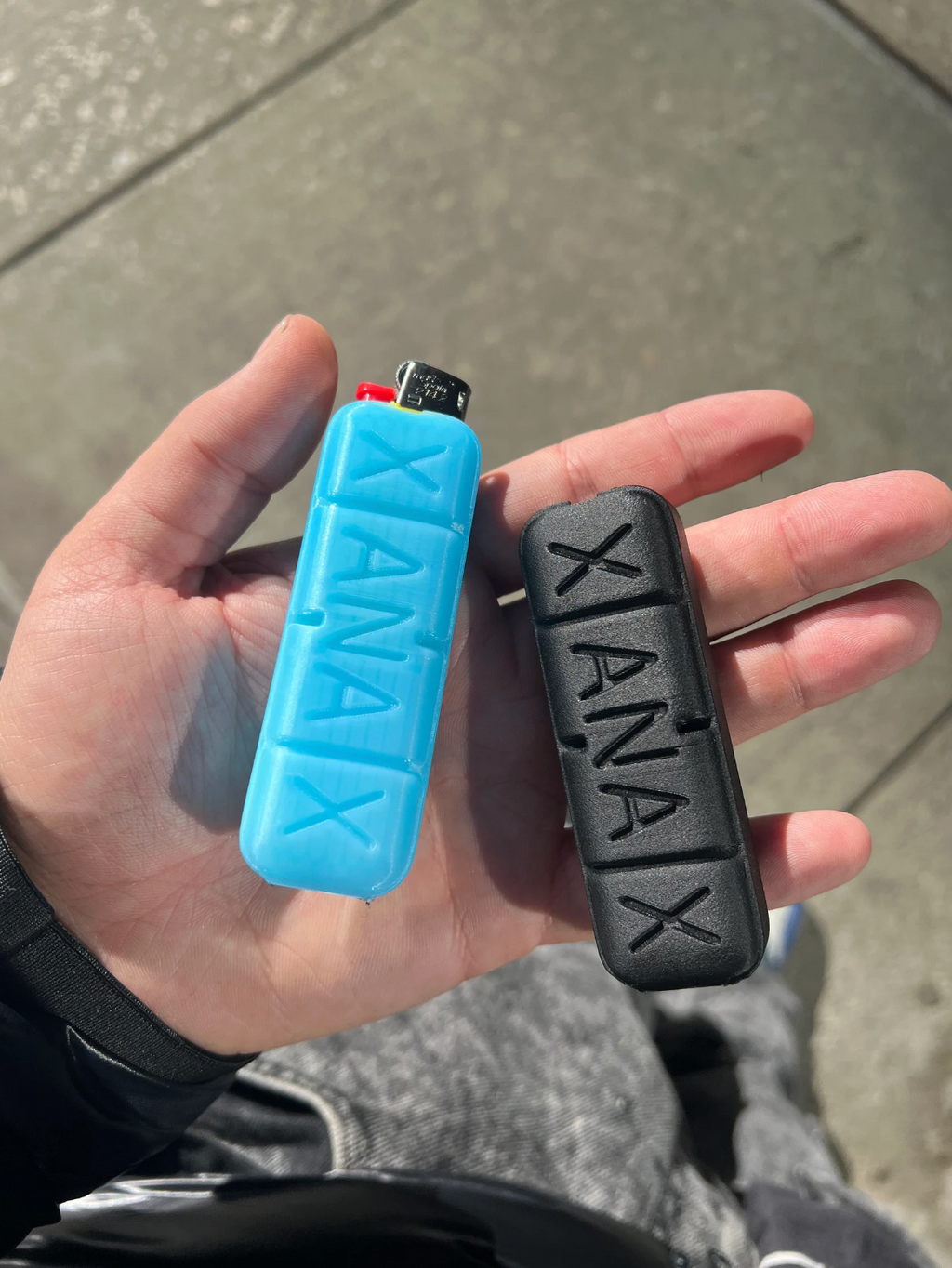 Xanax Bar Bic Mini Lighter Case