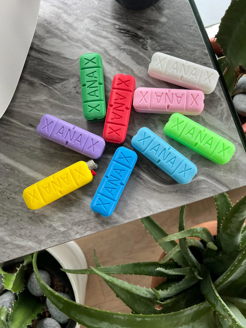 Xanax Bar Bic Mini Lighter Case