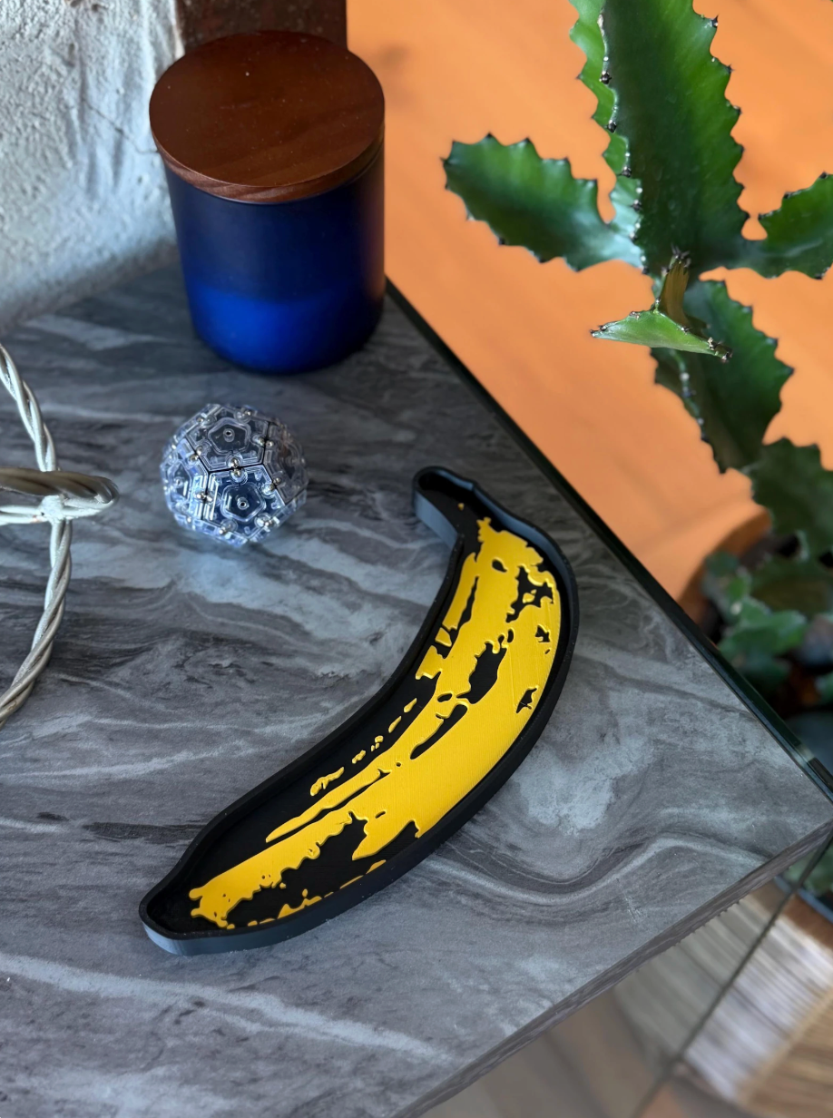 Banana Pop Art Tray