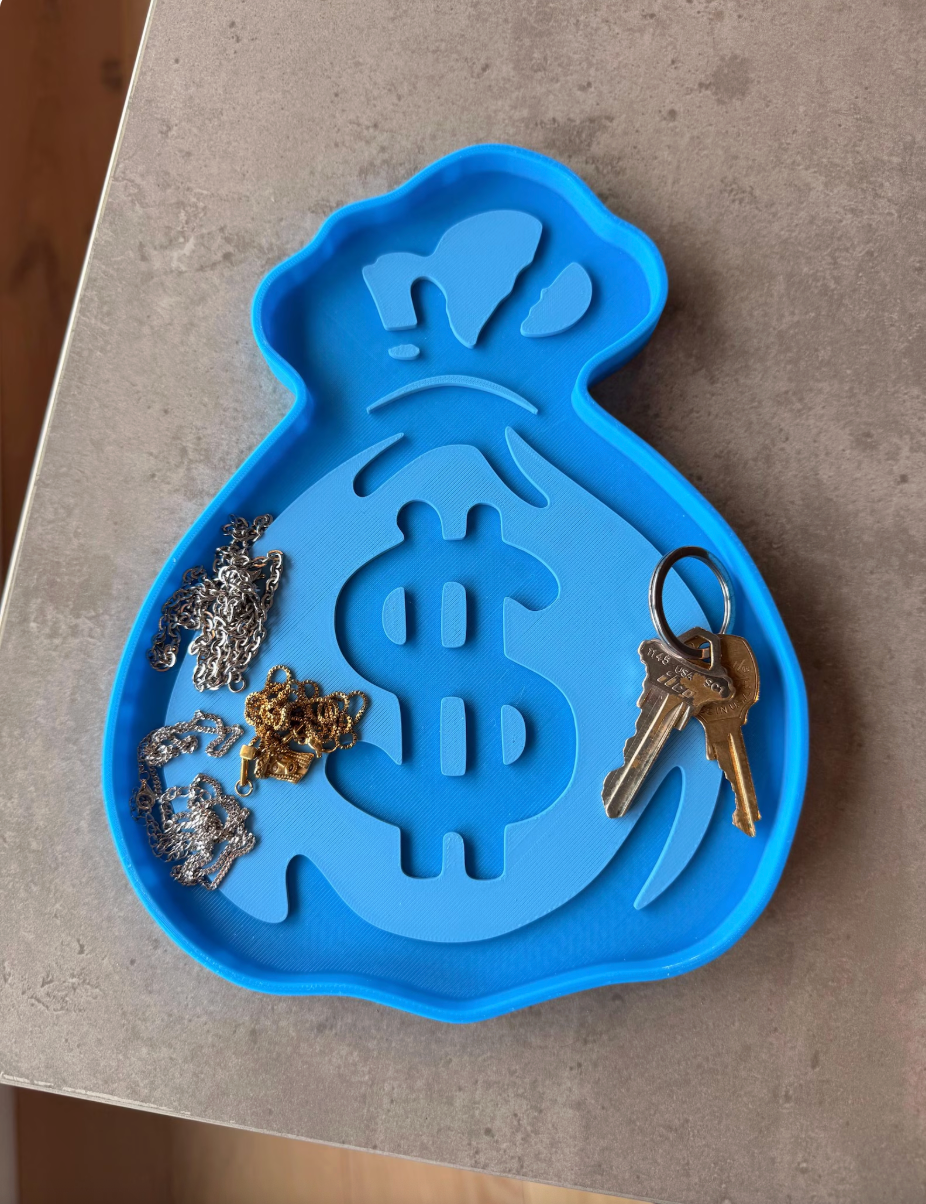 Money Bag Tray